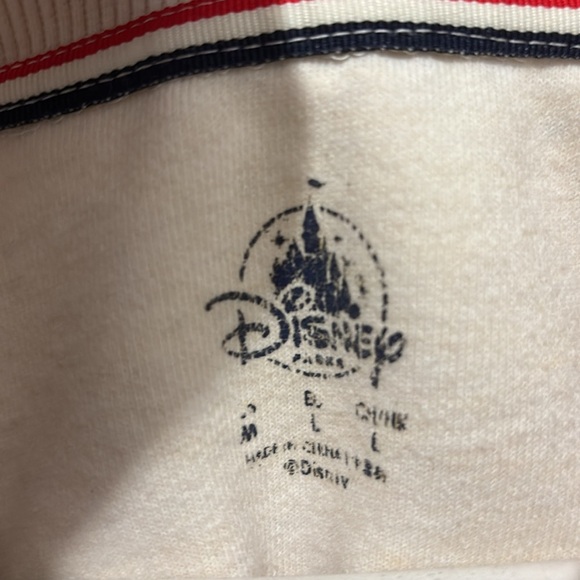 Walt Disney World Mickey Mouse Flag Sweater Men  1/4 Zip Park Exclusive - Picture 5 of 6